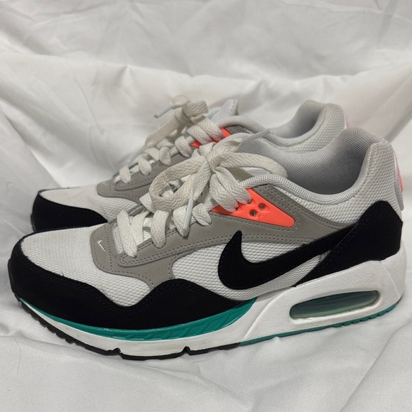 Nike Shoes - Nike Air Max White and Black with Orange Accents